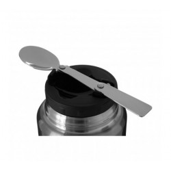 Premier Manhattan Grey Food Flask, 750ml, Perfect for Picnics & Trips