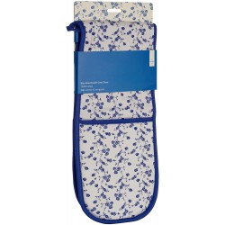 Premier Rose Double Oven Glove - Blue