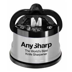AnySharp Pro Knife Sharpener, Silver
