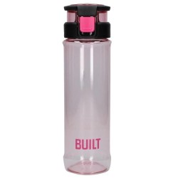 Built Flip Top Water Bottle, Tritan Plastic, Pink, 740 ml