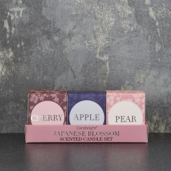 Candlelight Set of 3 Mini Gift Box Japan – Japanese Wild Summer Cherry