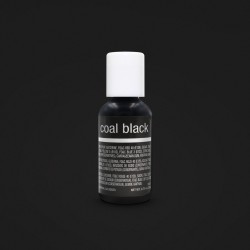 Chefmaster Liqua-Gel Coal Black - 0.70 oz. / 20 ml