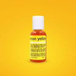 Chefmaster Liqua-Gel Lemon Yellow - 0.70 oz. / 20 ml
