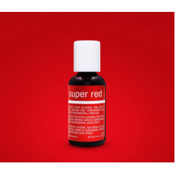 Chefmaster Liqua-Gel Super Red - 0.70 oz. / 20 ml