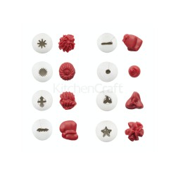 Master Class Biscuit & Icing Set - Includes 8 stainless steel nozzles & 13 stainless steel biscuit cutter templates