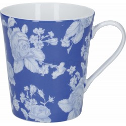 Mikasa Hampton Porcelain White Flower Conical Mug, 330ml