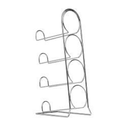 Premier 4 Bottles Chrome Standing Wine Rack