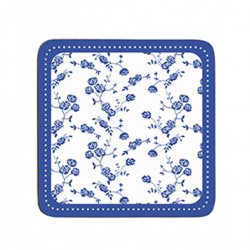 Premier Blue Rose Set Of 4 Coasters