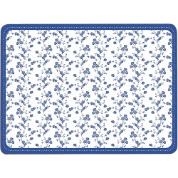 Premier Blue Rose Set Of 4 Placemats