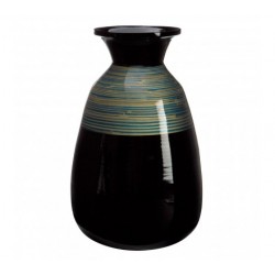 Premier Complements Flower Vase Bamboo Black & Natural Living