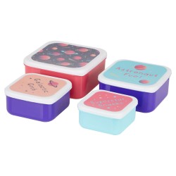 Premier Mimo Set of 4 Space Design Lunch Boxes