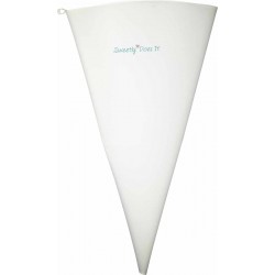 Sweetly Does It Reusable Large Piping Bag for Cake Decorating, Silicone, White, 46 cm