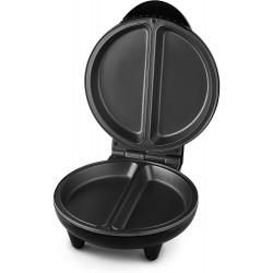 Tower Deep Fill Omelet Maker with Automatic Temperature Control and Non-Stick Plates, Black