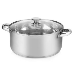 Tower Stainless Steel Casserole, 5.5 Litre Capacity,  28Cm 