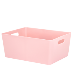 Wham Studio Basket Rectangular Blush Pink