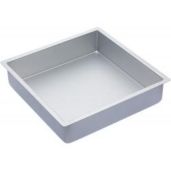 Master class Silver Anodized Deep Square Cake Tin, 30 cm (12")