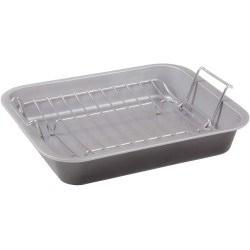Baker & Salt Non Stick Roaster and Rack Oven Tray, 36cm