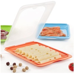 Tatay Cold Cuts Container , Assorted colors - ( green, blue, pink and orange.)