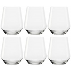 Stolzle Revolution Whisky/Scotch Glass/Tumbler, Set of Six (6) , 370 ml 
