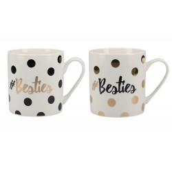 Creative Tops Set of 2 Fine China Mugs, 350ml - Gift Boxed