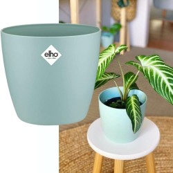 Elho Brussels Round Indoor Flowerpot - Mint, 16cm