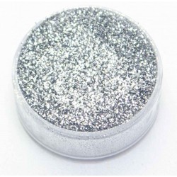 Rolkem Silver Crystals Non Toxic Sugarcraft Glitter, 10ml 