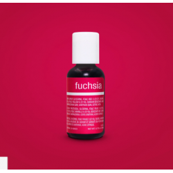 Chefmaster Liqua-Gel Fuchsia - 0.70 oz. / 20 ml
