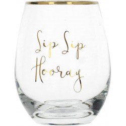 Creative Tops Ava & I Stemless Wine Glass in Gift Box, 590 ml
