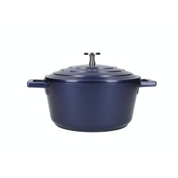Master Class Lightweight 2.5 Litre Casserole Dish with Lid - Metallic Blue
