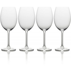 Mikasa Julie Set of 4 Bordeaux Wine Glasses, 610ml