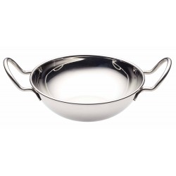 World of Flavours Indian 19cm Balti Dish - Stainless Steel
