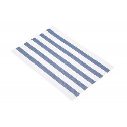Kitchen Craft Woven Vinyl Placemat - 45 x 30 cm (17.5" x 12") - Nautical Stripes
