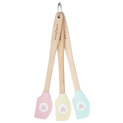 Sweetly Does It Mini 3 Piece Silicone Spatula Set