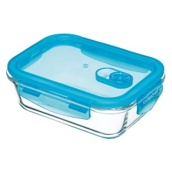 Pure Seal Airtight Glass Food Container / Oven Dish, 600 ml - Rectangular