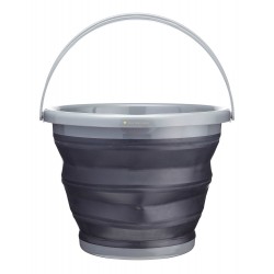 Master Class Smart Space Collapsible Bucket, Black/Grey, 9 Litres