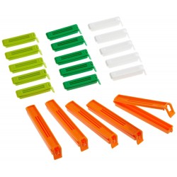 Kitchen Craft Bag Clips, Mixed Bag of 20