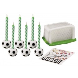 Wilton Football Soccer Topper Set With Decals