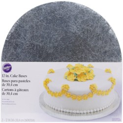 Wilton Silver Cake Boards, 12 Inch Round, 2-Pieces