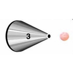 Wilton Round Decorating Tip No 3