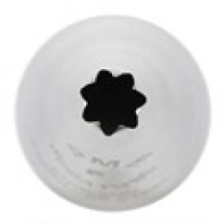 PME Stainless Steel Seamless Supatube Nozzle - Star Tubes No. 6 (Open)